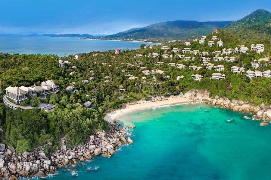 Dove Dormire a Koh Samui, Vista Panoramica del Bayan Tree resort