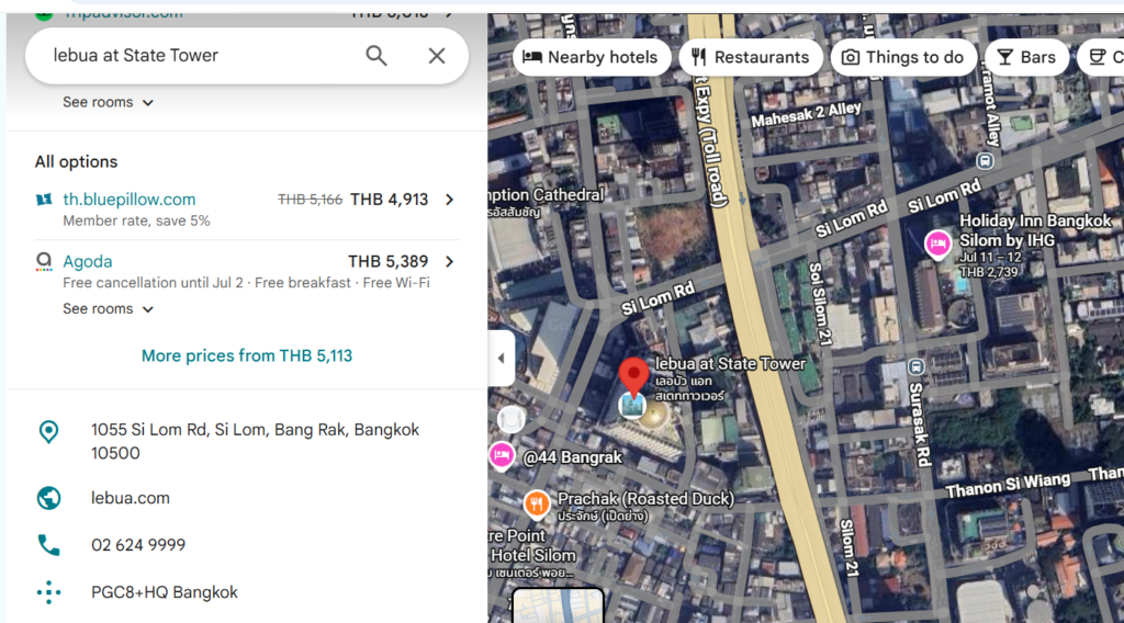 Maps how to find Hotel Address