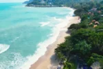 Le Spiagge di Ko Samui - Vista Panoramica della spiaggia Chaweng Noi Beach in koh Samui