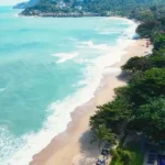 Le Spiagge di Ko Samui - Vista Panoramica della spiaggia Chaweng Noi Beach in koh Samui