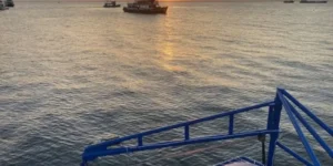 Tramonto sul Golfo della Thailandia dalla barca della crociera Ang Thong 2 giorni